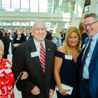 Guests in the Grand Gallery at Enrichment.